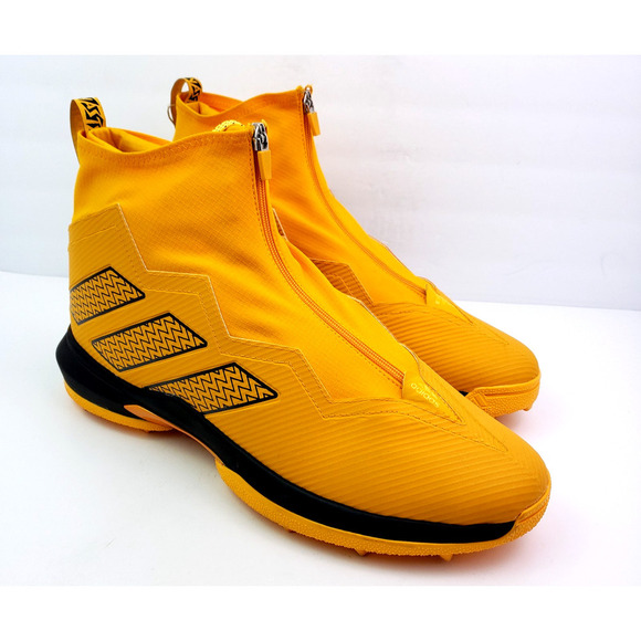 Adidas Nasty Torsion Mens Size 16 Yellow Black Lineman Football Cleats HP8820 main image 9